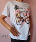 CANE IN BICICLETTA ТЕНИСКА
