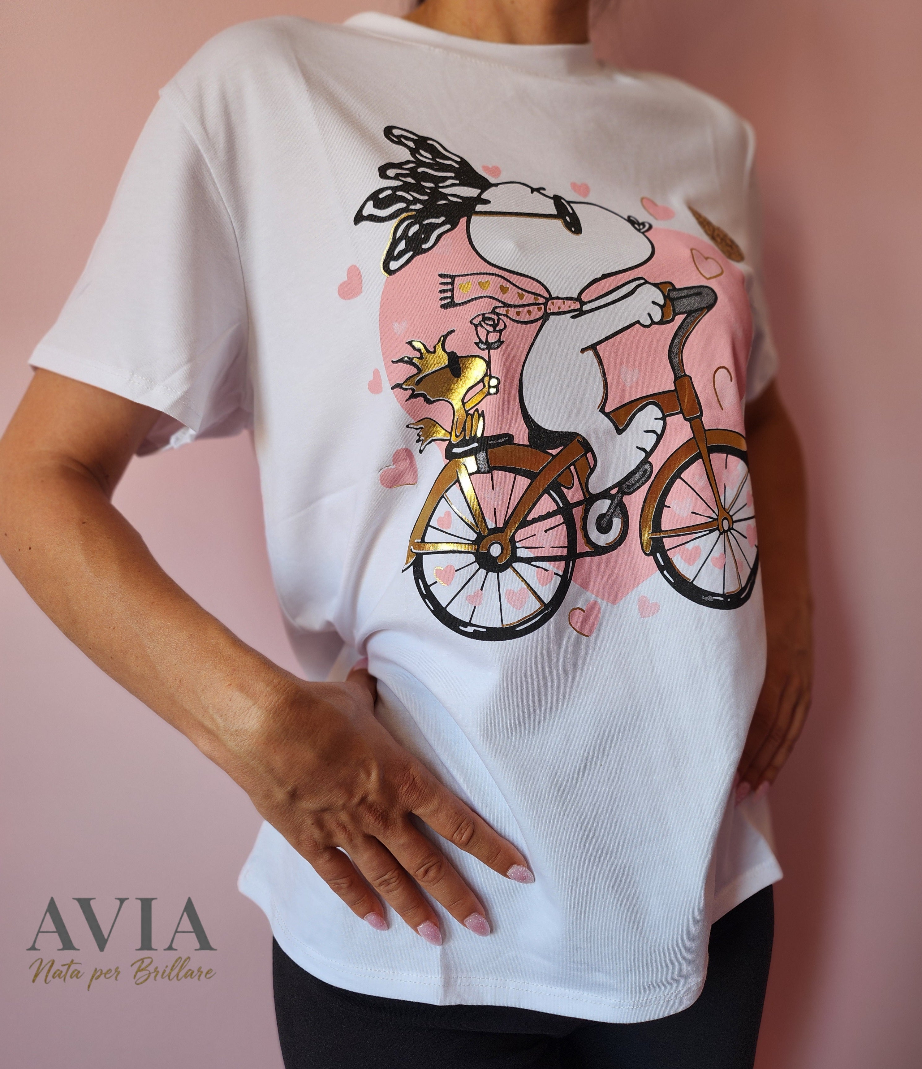CANE IN BICICLETTA ТЕНИСКА